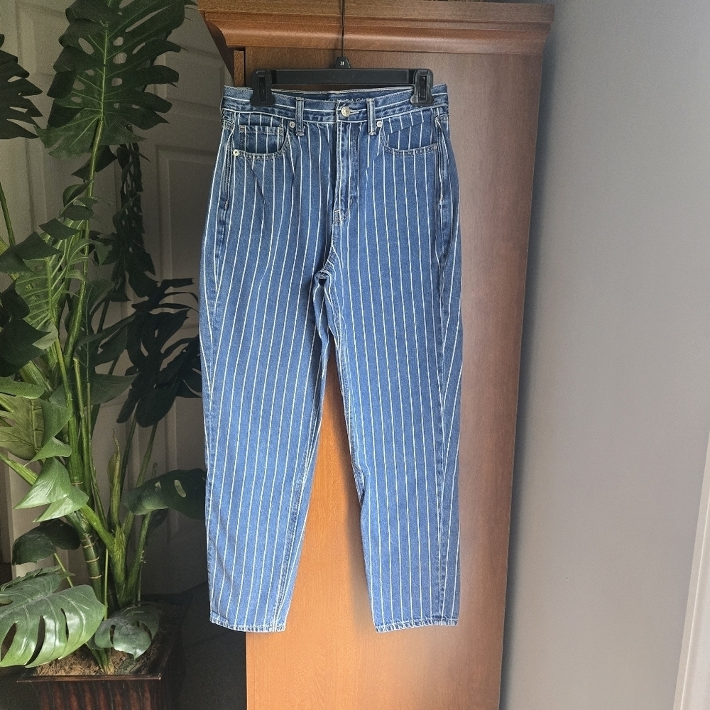 American Eagle Outfitters Blue Straight-Leg Jeans Classic Fit - Picture 1 of 5
